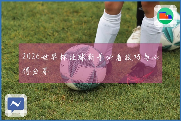 2026世界杯让球新手必看技巧与心得分享
